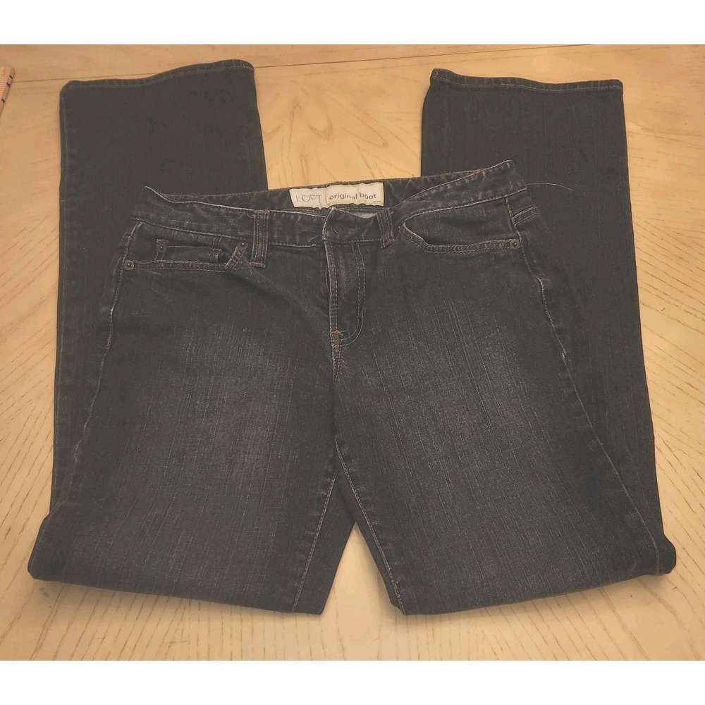 Ann Taylor LOFT Size 6 Original Bootcut Low Rise Denim Jeans